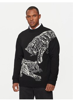 Just Cavalli Sweter 77OAFM40 Czarny Regular Fit ze sklepu MODIVO w kategorii Swetry męskie - zdjęcie 182608763