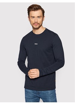 Boss Longsleeve TChark 50473286 Granatowy Regular Fit ze sklepu MODIVO w kategorii T-shirty męskie - zdjęcie 182608842