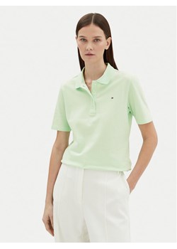 Tommy Hilfiger Polo 1985 WW0WW43224 Zielony Regular Fit ze sklepu MODIVO w kategorii Bluzki damskie - zdjęcie 182608853