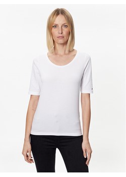 Tommy Hilfiger T-Shirt WW0WW37858 Biały Modern Fit ze sklepu MODIVO w kategorii Bluzki damskie - zdjęcie 182608961