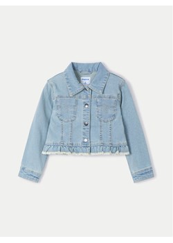 Mayoral Kurtka jeansowa 3408 Niebieski Regular Fit ze sklepu MODIVO w kategorii Kurtki dziewczęce - zdjęcie 182608980