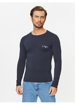 Emporio Armani Underwear Longsleeve 111023 3F715 00135 Granatowy Regular Fit ze sklepu MODIVO w kategorii T-shirty męskie - zdjęcie 182608992