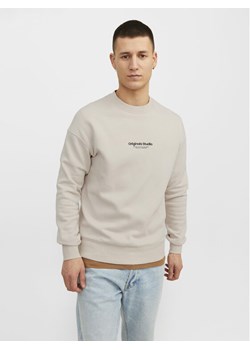 Jack&Jones Bluza Vesterbro 12241694 Beżowy Relaxed Fit ze sklepu MODIVO w kategorii Bluzy męskie - zdjęcie 182609044