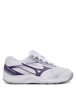 Mizuno Buty halowe Cyclone Speed 5 V1GC258035 Biały ze sklepu MODIVO w kategorii Buty sportowe damskie - zdjęcie 182609100