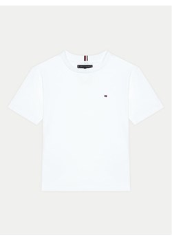 Tommy Hilfiger T-Shirt KB0KB09601 S Biały Regular Fit - id: 0000304421501 - marki Tommy Hilfiger - 182609121 Tommy Hilfiger T-Shirt KB0KB09601 S Biały Regular Fit ze sklepu MODIVO w kategorii Bluzki dziewczęce - zdjęcie 182609121
