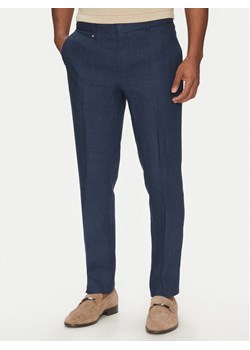 BOSS Spodnie materiałowe C-Genius 50540518 Granatowy Slim Fit ze sklepu MODIVO w kategorii Spodnie męskie - zdjęcie 182609160