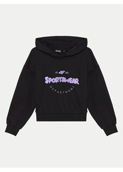 4F Bluza 4FJWAW24TSWSF1213 Czarny Regular Fit ze sklepu MODIVO w kategorii Bluzy chłopięce - zdjęcie 182609292