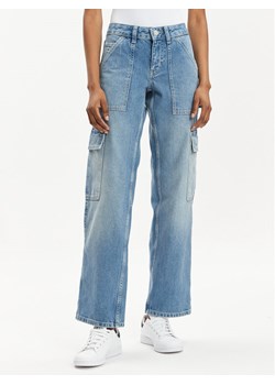 Tommy Jeans Jeansy Sophie DW0DW17553 Niebieski Straight Fit ze sklepu MODIVO w kategorii Jeansy damskie - zdjęcie 182609313