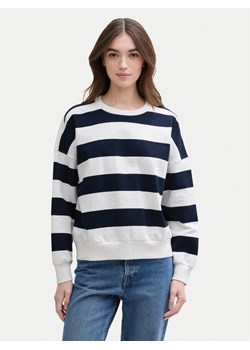 Tom Tailor Denim Bluza 1045508 Granatowy Regular Fit ze sklepu MODIVO w kategorii Bluzy damskie - zdjęcie 182609343