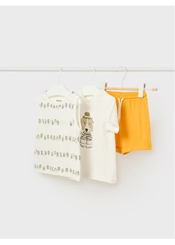 Mayoral Komplet t-shirt, top i spodenki 1644 Kolorowy Regular Fit ze sklepu MODIVO w kategorii Komplety niemowlęce - zdjęcie 182609360