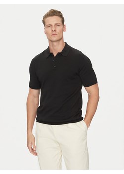 Calvin Klein Polo K10K114476 Czarny Regular Fit ze sklepu MODIVO w kategorii T-shirty męskie - zdjęcie 182609413