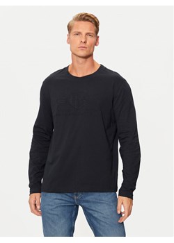 Gant Longsleeve Tonal Shield 2004041 Czarny Regular Fit ze sklepu MODIVO w kategorii T-shirty męskie - zdjęcie 182609471
