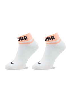 Puma Zestaw 2 par wysokich skarpet unisex Unisex New Heritage Quarter 2P 938021 Biały ze sklepu MODIVO w kategorii Skarpetki damskie - zdjęcie 182609482