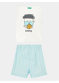 United Colors Of Benetton Piżama 30960P04S Kolorowy Regular Fit ze sklepu MODIVO w kategorii Piżamy dziecięce - zdjęcie 182609500