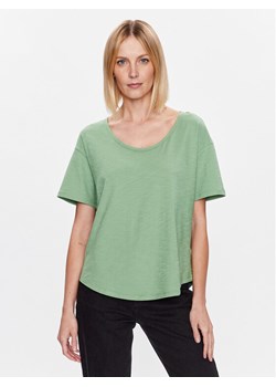 United Colors Of Benetton T-Shirt 3BVXD1033 Zielony Relaxed Fit ze sklepu MODIVO w kategorii Bluzki damskie - zdjęcie 182609551