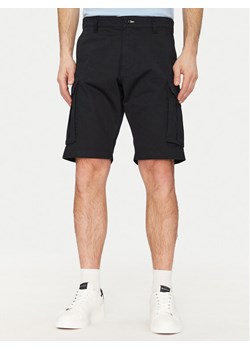 Gant Szorty materiałowe 205069 Czarny Relaxed Fit ze sklepu MODIVO w kategorii Spodenki męskie - zdjęcie 182609553