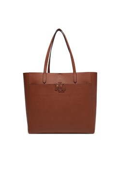 LAUREN RALPH LAUREN Torebka 431960183001 Brązowy ze sklepu MODIVO w kategorii Torby Shopper bag - zdjęcie 182609634