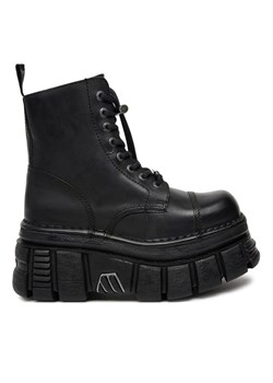 NEW ROCK Glany M-NEWMILI083-S21 Czarny ze sklepu MODIVO w kategorii Workery damskie - zdjęcie 182609673