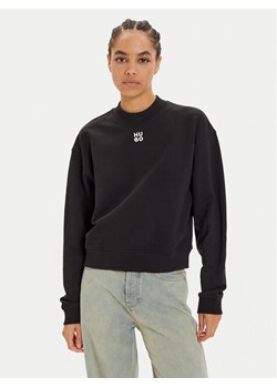 Hugo Bluza Daxandria 50527463 Czarny Relaxed Fit ze sklepu MODIVO w kategorii Bluzy damskie - zdjęcie 182609712