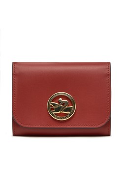 Longchamp Mały Portfel Damski 30021HAU Brązowy ze sklepu MODIVO w kategorii Portfele damskie - zdjęcie 182609842