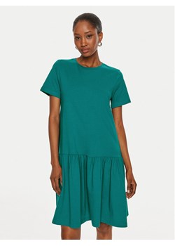 United Colors Of Benetton Sukienka codzienna 3U53DV01H Zielony Relaxed Fit ze sklepu MODIVO w kategorii Sukienki - zdjęcie 182609854