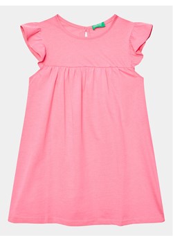 United Colors Of Benetton Sukienka codzienna 3096GV00H Różowy Regular Fit ze sklepu MODIVO w kategorii Sukienki dziewczęce - zdjęcie 182609860