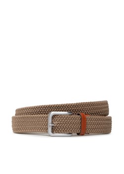 Jack&Jones Pasek Męski Jacspring Woven Belt Noos12118114 Beżowy ze sklepu MODIVO w kategorii Paski męskie - zdjęcie 182609911