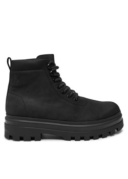 Calvin Klein Jeans Trapery Lugged Laceup Boot Oxf Hiking Nb YM0YM01076 Czarny ze sklepu MODIVO w kategorii Buty zimowe męskie - zdjęcie 182610091