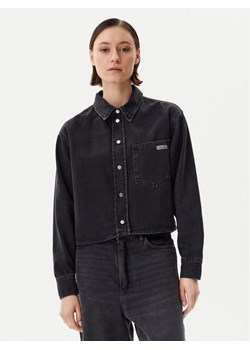 Calvin Klein Jeans Kurtka jeansowa J20J225517 Czarny Relaxed Fit ze sklepu MODIVO w kategorii Kurtki damskie - zdjęcie 182610143