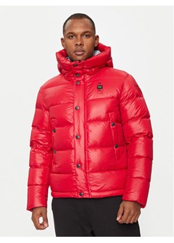 Blauer Kurtka puchowa 24WBLUC03028 Czerwony Regular Fit ze sklepu MODIVO w kategorii Kurtki męskie - zdjęcie 182610144