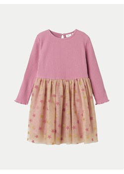 NAME IT Sukienka codzienna 13236039 Różowy Regular Fit ze sklepu MODIVO w kategorii Sukienki dziewczęce - zdjęcie 182610250