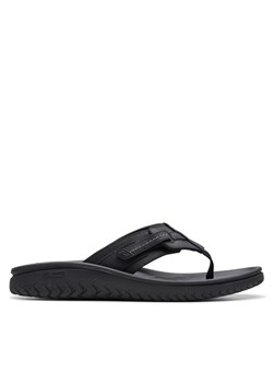 Clarks Japonki Wesley Sun 26176988 Czarny ze sklepu MODIVO w kategorii Klapki męskie - zdjęcie 182610314