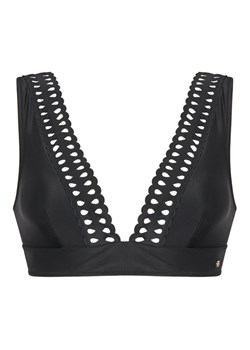 BOSS Góra od bikini Eyelet 50540665 Czarny ze sklepu MODIVO w kategorii Stroje kąpielowe - zdjęcie 182610324