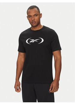 Reebok T-Shirt 100214159 Czarny Regular Fit ze sklepu MODIVO w kategorii T-shirty męskie - zdjęcie 182610332