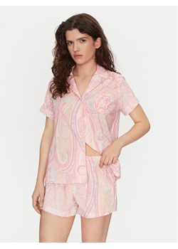 LAUREN RALPH LAUREN Piżama ILN12403 Różowy Regular Fit ze sklepu MODIVO w kategorii Piżamy damskie - zdjęcie 182610360