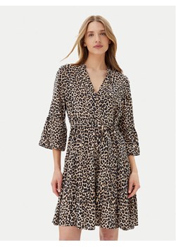 Vero Moda Sukienka codzienna Melba 10329936 Brązowy Loose Fit ze sklepu MODIVO w kategorii Sukienki - zdjęcie 182610400