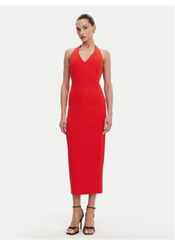 ACCESS FASHION Sukienka koktajlowa 53-3403-218 Czerwony Regular Fit ze sklepu MODIVO w kategorii Sukienki - zdjęcie 182610480
