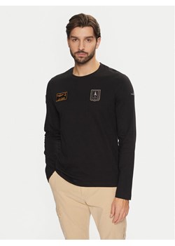 Aeronautica Militare Longsleeve 242TS2317J489 Czarny Regular Fit - id: 0000304566035 - marki Aeronautica Militare - 182610532 Aeronautica Militare Longsleeve 242TS2317J489 Czarny Regular Fit ze sklepu MODIVO w kategorii T-shirty męskie - zdjęcie 182610532