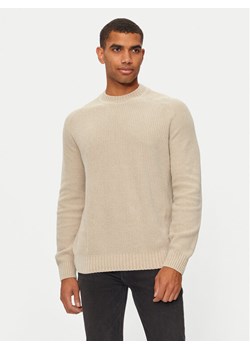 Boss Sweter 50523568 Beżowy Regular Fit ze sklepu MODIVO w kategorii Swetry męskie - zdjęcie 182610632