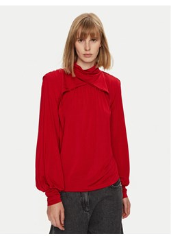 Gestuz Bluzka Soffi 10909455 Czerwony Regular Fit ze sklepu MODIVO w kategorii Bluzki damskie - zdjęcie 182610710