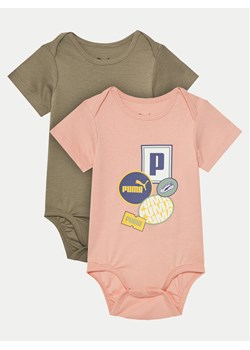 Puma Komplet 2 par body dziecięcych Minicats 686290 Kolorowy ze sklepu MODIVO w kategorii Odzież dla niemowląt - zdjęcie 182610742