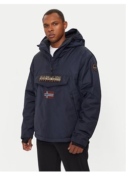 Napapijri Kurtka anorak Rainforest Next NP0A4IB9 Granatowy Regular Fit ze sklepu MODIVO w kategorii Kurtki męskie - zdjęcie 182610830