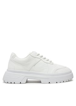 Guess Sneakersy Palermo Low FMFPLO ELE13 Biały ze sklepu MODIVO w kategorii Buty sportowe męskie - zdjęcie 182610873