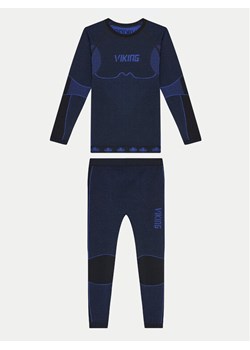 Viking Komplet bielizny termoaktywnej Riko Kids Set 500/14/3030/15 Czarny Skinny Fit ze sklepu MODIVO w kategorii Bielizna termoaktywna - zdjęcie 182611002