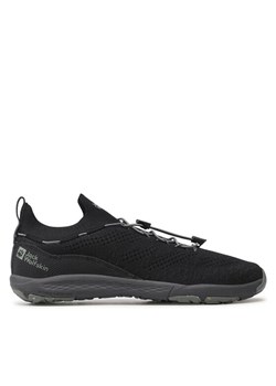 Jack Wolfskin Sneakersy Spirit Knit Low M 4056621 Czarny ze sklepu MODIVO w kategorii Buty sportowe męskie - zdjęcie 182611090
