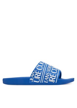 Versace Jeans Couture Klapki 78YA3SQ1 Niebieski ze sklepu MODIVO w kategorii Klapki męskie - zdjęcie 182611113