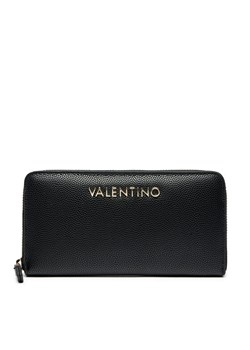 Valentino Duży Portfel Damski Divina VPS1R4155G Czarny ze sklepu MODIVO w kategorii Portfele damskie - zdjęcie 182611231