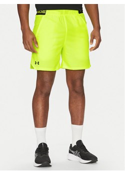 Under Armour Szorty sportowe Vanish Woven 6in 1373718 Żółty Regular Fit ze sklepu MODIVO w kategorii Spodenki męskie - zdjęcie 182611304