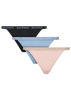 Juicy Couture Komplet 3 par stringów JCTTH125982 Kolorowy ze sklepu MODIVO w kategorii Majtki damskie - zdjęcie 182611354