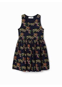 Desigual Sukienka codzienna 23SGVK11 Granatowy Regular Fit ze sklepu MODIVO w kategorii Sukienki dziewczęce - zdjęcie 182611362
